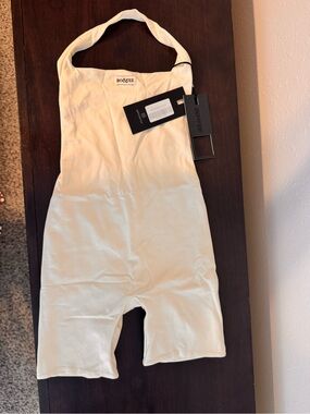 Bo and Tee Flow Unitard Cream One-Piece Halter Romper - Tags attached